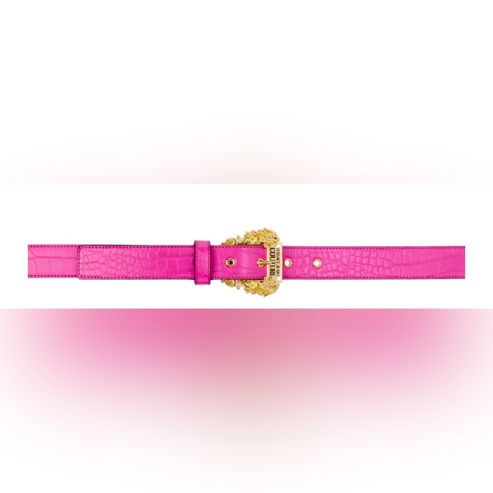 Versace Couture pink belt
